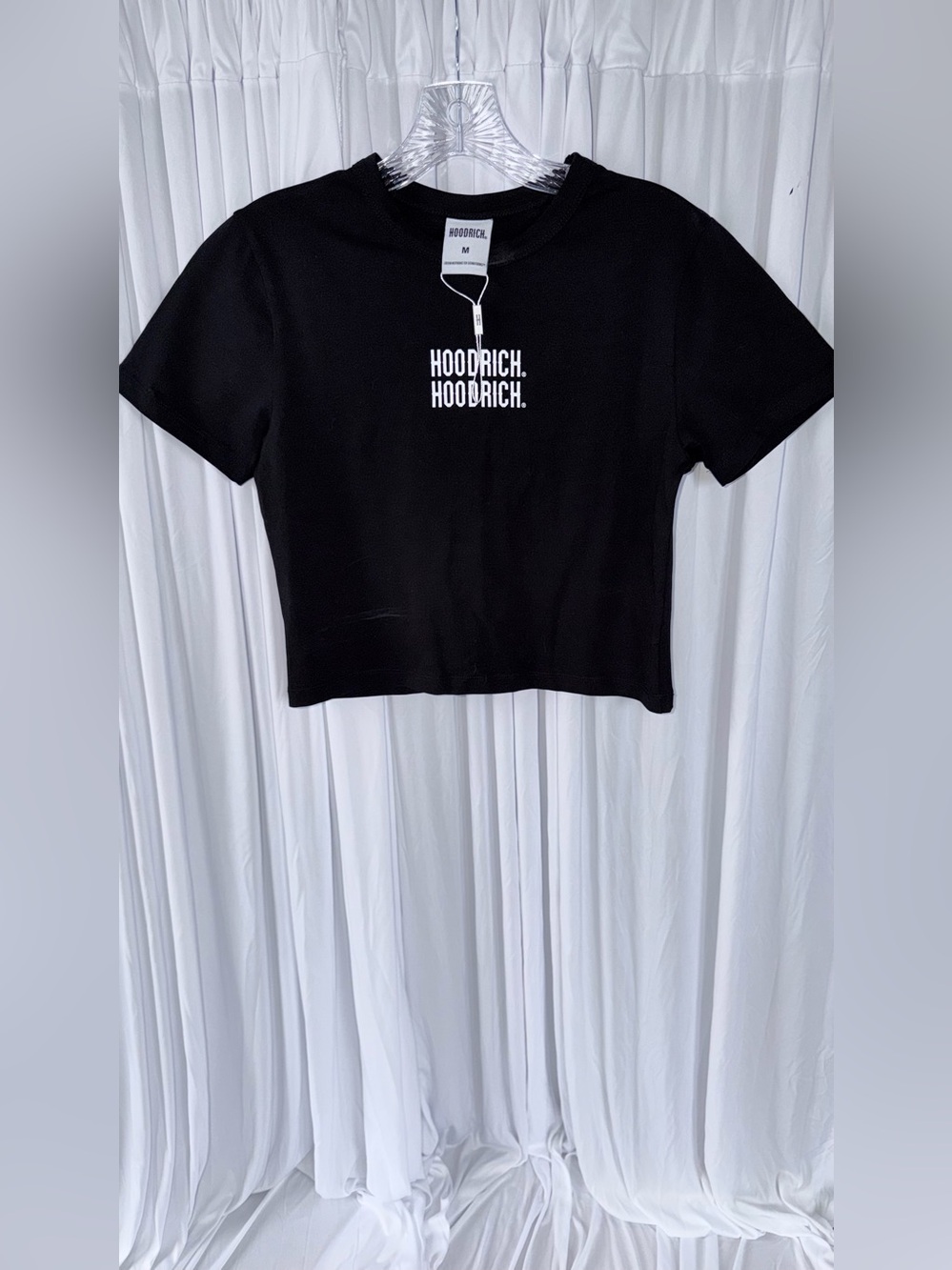 Hoodrich Black Logo Tee